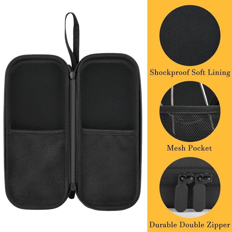 CDBXPRG Stethoscope Case for 3M Littmann,Stethoscope Carrying for MDF Acoustica Deluxe Stethoscopes,Stethoscope Travel Holder for Nurse Accessories Black - Image 3